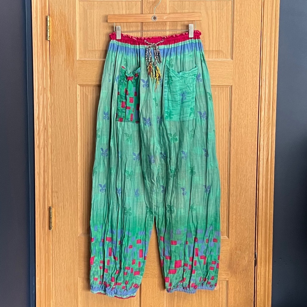 Kantha Bae Joplin Jogger Cotton Drawstring Pants One Size Women’s